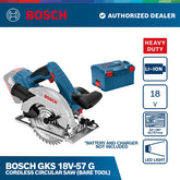 Bosch GKS 18V-57 G Cordless Circular Saw (Bare Tool)